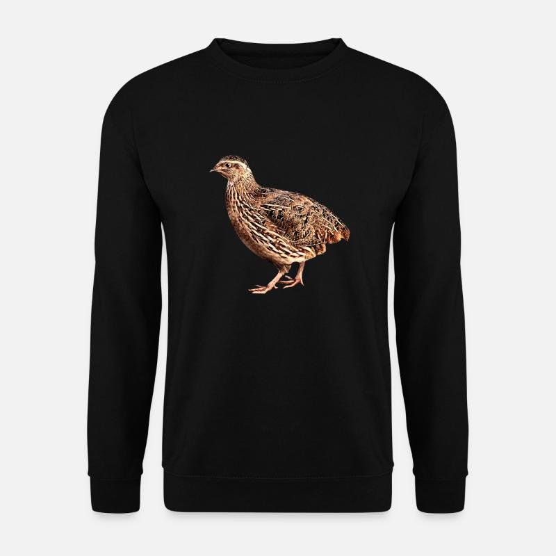 Wachtel - Unisex Pullover - Schwarz