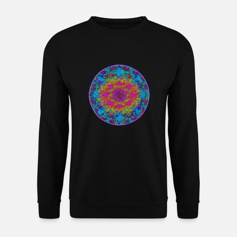 Mandala Mycelium - Unisex Pullover - Schwarz