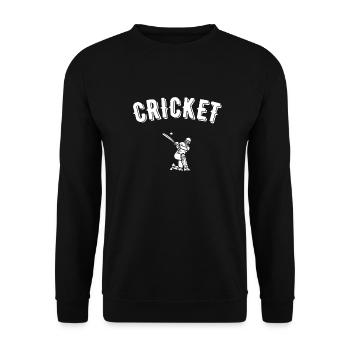 cricket - Sweat-shirt Unisexe - noir - Devant - Alina (178cm) & Michal (187cm)