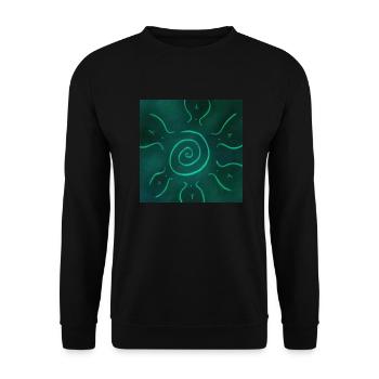 ELEKTRISCHE SONNE - Unisex Pullover - Schwarz - Vorne - Alina (178cm) & Michal (187cm)