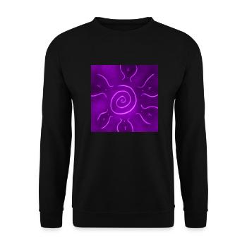 LILAC SUN - Unisex Sweatshirt - black - Front - Alina (178cm) & Michal (187cm)
