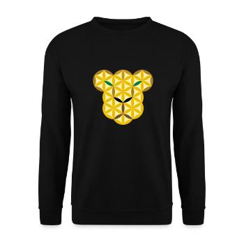 Lionceau de la vie gr/e - Sweat-shirt Unisexe - noir - Devant - Alina (178cm) & Michal (187cm)