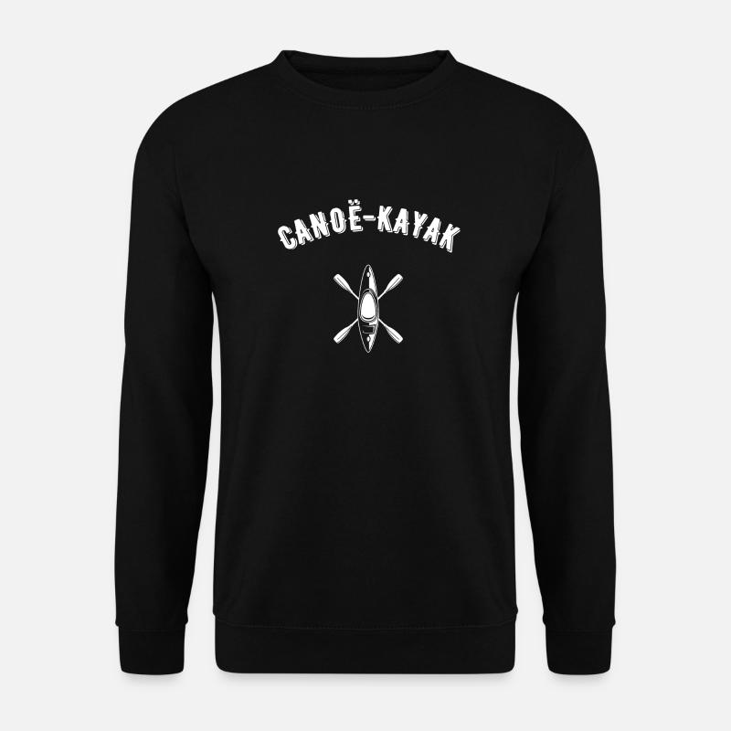 Kanu Kajak - Unisex Pullover - Schwarz