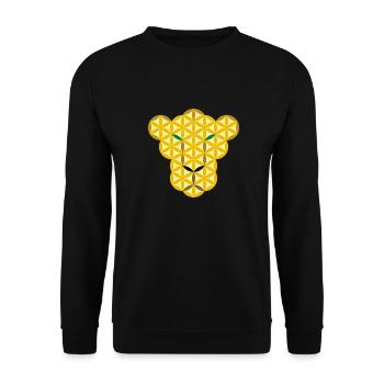 Panther des Lebens - Gr/E - Unisex Pullover - Schwarz - Vorne - Alina (178cm) & Michal (187cm)