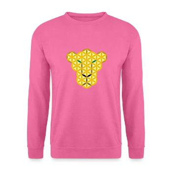 Panther des Lebens - Gr/E - Unisex Pullover - Pink - Vorne