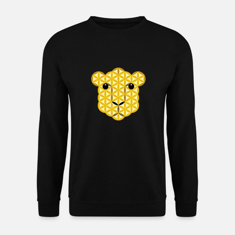 Leopard des Lebens - EB02 - Unisex Pullover - Schwarz
