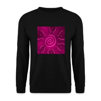 ROSA SONNE - Unisex Pullover - Schwarz - Vorne - Alina (178cm) & Michal (187cm)