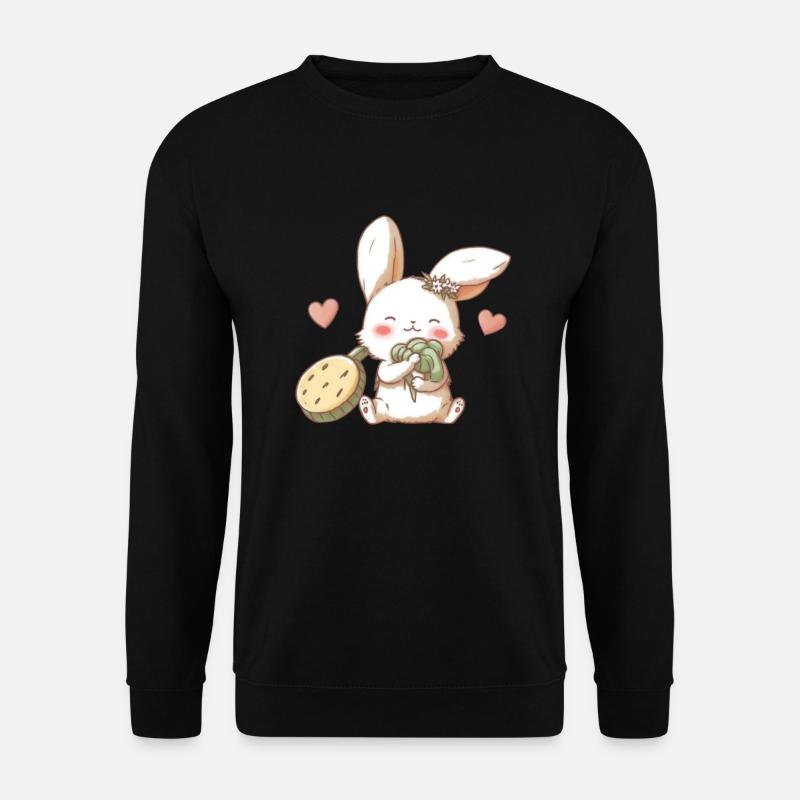 Kaninchen Kohl - Unisex Pullover - Schwarz