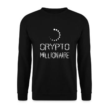 Bitcoin Trading Crypto Stocks - Sweat-shirt Unisexe - noir - Devant - Alina (178cm) & Michal (187cm)