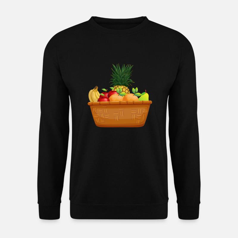 Früchtekorb - Unisex Pullover - Schwarz