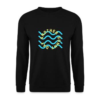 Another Sunny Day! - Unisex Sweatshirt - black - Front - Alina (178cm) & Michal (187cm)