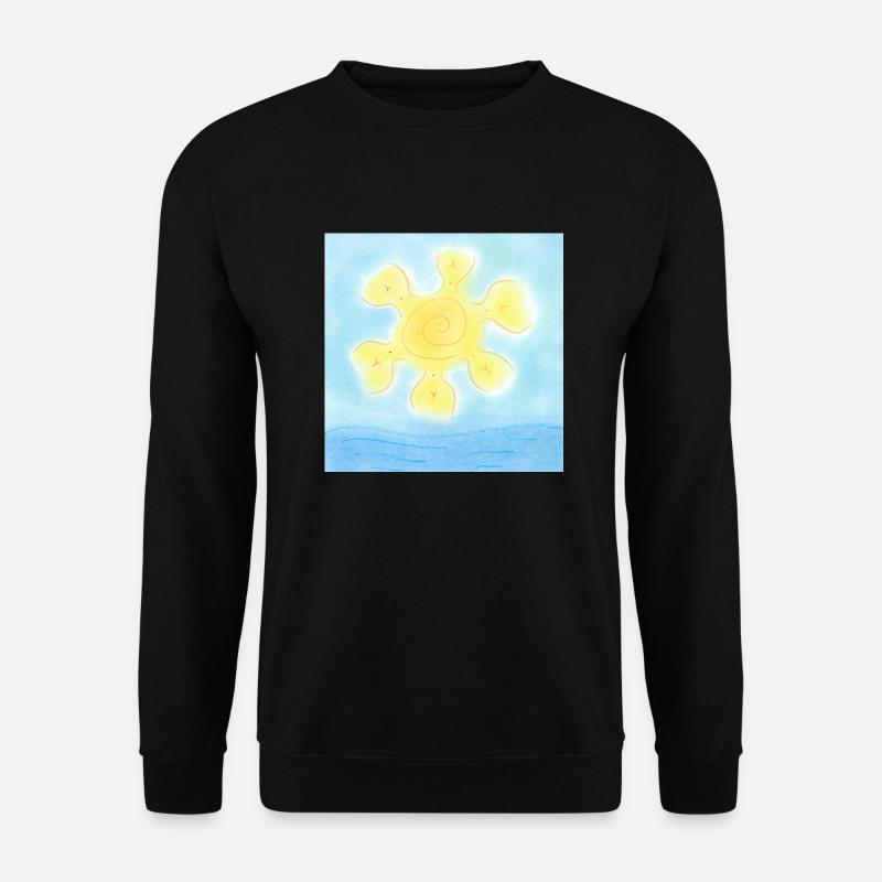 SONNIG ÜBER DEM MEER - Unisex Pullover - Schwarz