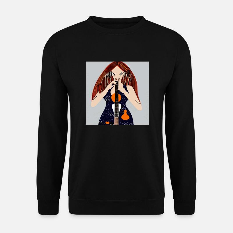 Musik Mädchen - Unisex Pullover - Schwarz