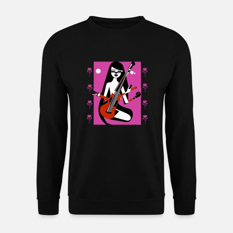 Musik Mädchen - Unisex Pullover - Schwarz