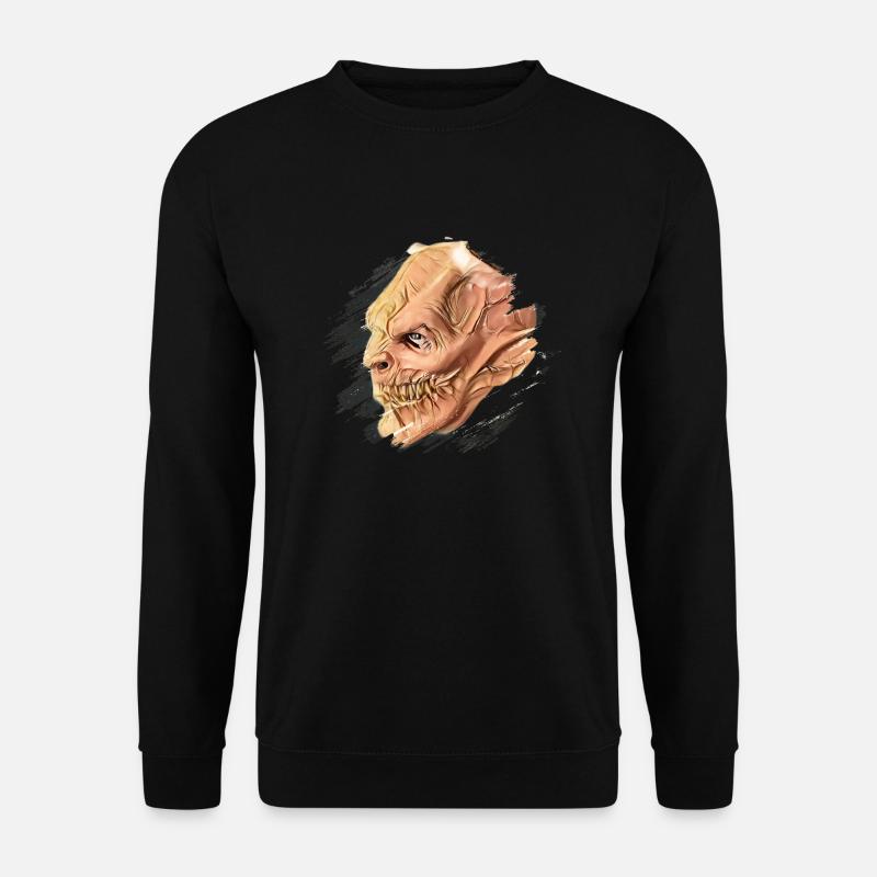 Krampus Percht Teufel 2318 - Unisex Pullover - Schwarz