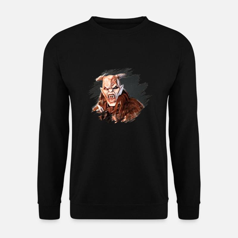 Krampus Percht Devil 2324 - Sweat-shirt Unisexe - noir