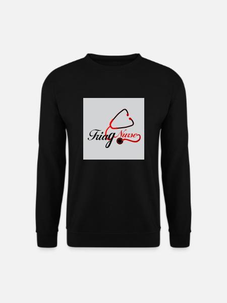 Nurse T shirt design - Unisex Sweatshirt - black