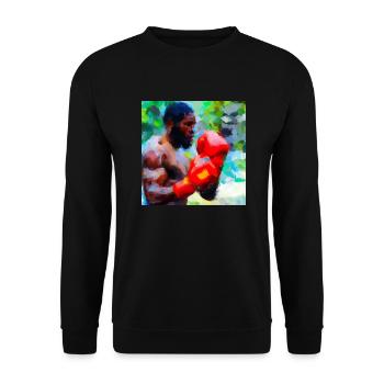 NOBLE ART - Unisex Sweatshirt - black - Front - Alina (178cm) & Michal (187cm)