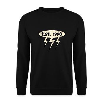 Millésime 1998 - Sweat-shirt Unisexe - noir - Devant - Alina (178cm) & Michal (187cm)