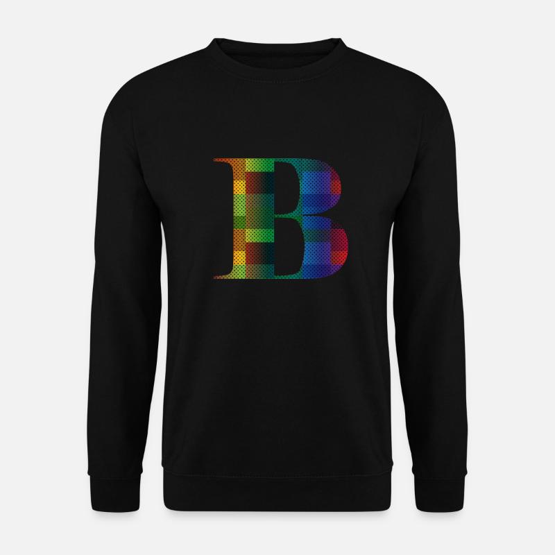 Buchstabe S - Unisex Pullover - Schwarz
