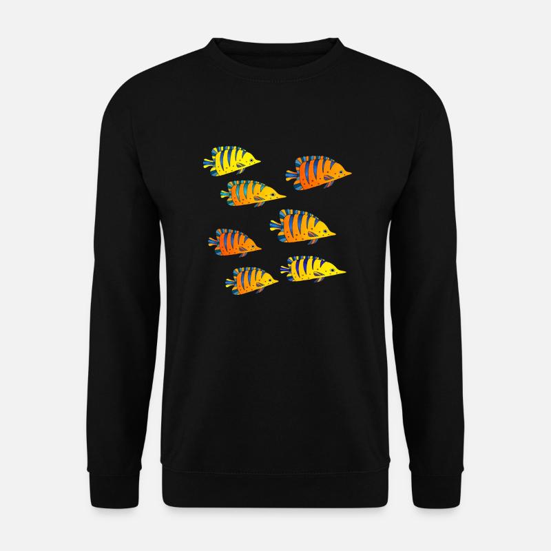 Fische - Unisex Pullover - Schwarz