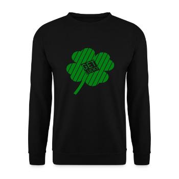 Get Lucky St. Patrick´s Day - Unisex Pullover - Schwarz - Vorne - Alina (178cm) & Michal (187cm)