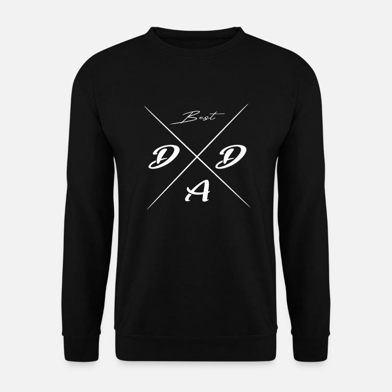 Best Dad Gift white - Unisex Sweatshirt - black