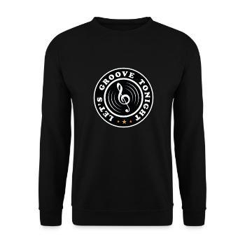 Let's groove tonight - Unisex Sweatshirt - black - Front - Alina (178cm) & Michal (187cm)