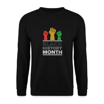 Dirty 30 30th Birthday Gift - Unisex Sweatshirt - black - Front - Alina (178cm) & Michal (187cm)