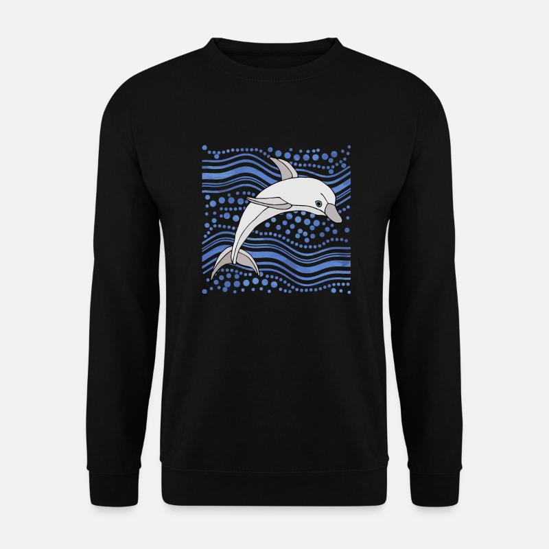 Dolphin - Unisex Sweatshirt - black