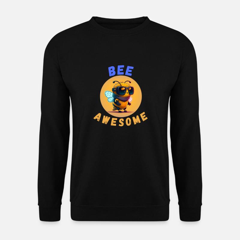 Biene genial - Unisex Pullover - Schwarz