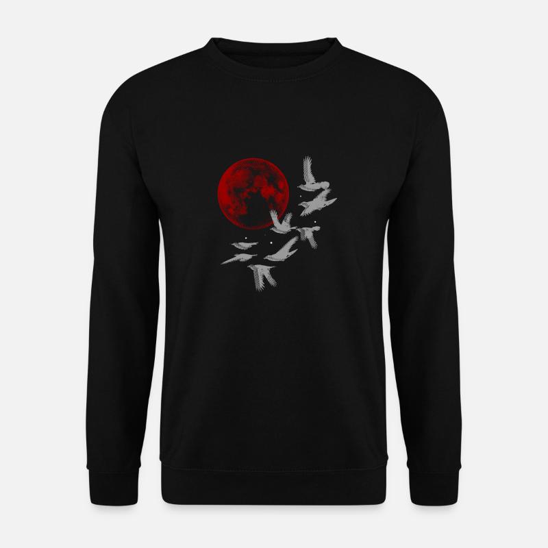 Unter rotem Mond - Unisex Pullover - Schwarz