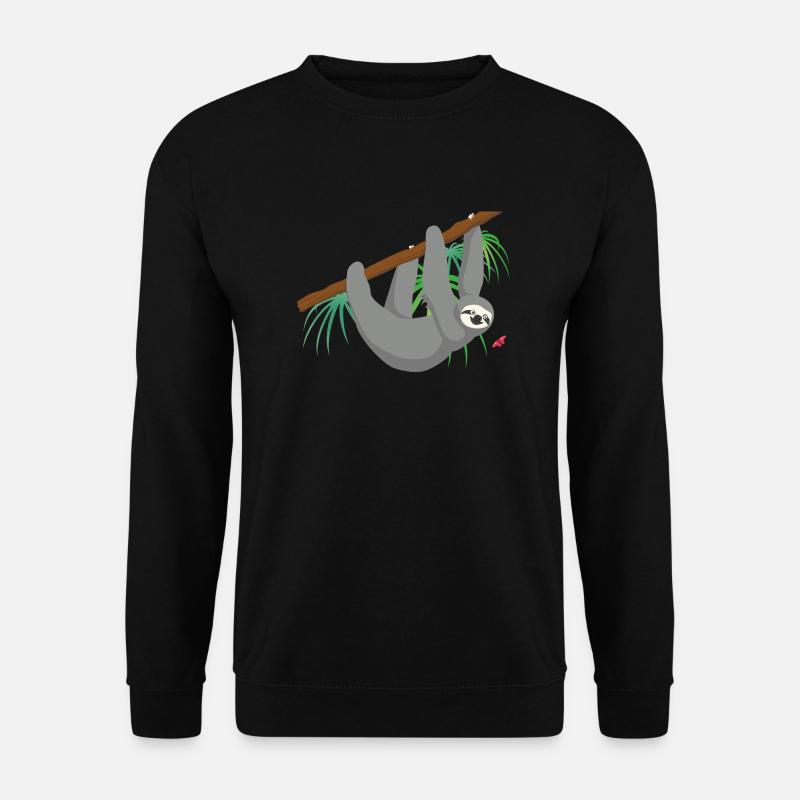 Faultier - Unisex Pullover - Schwarz
