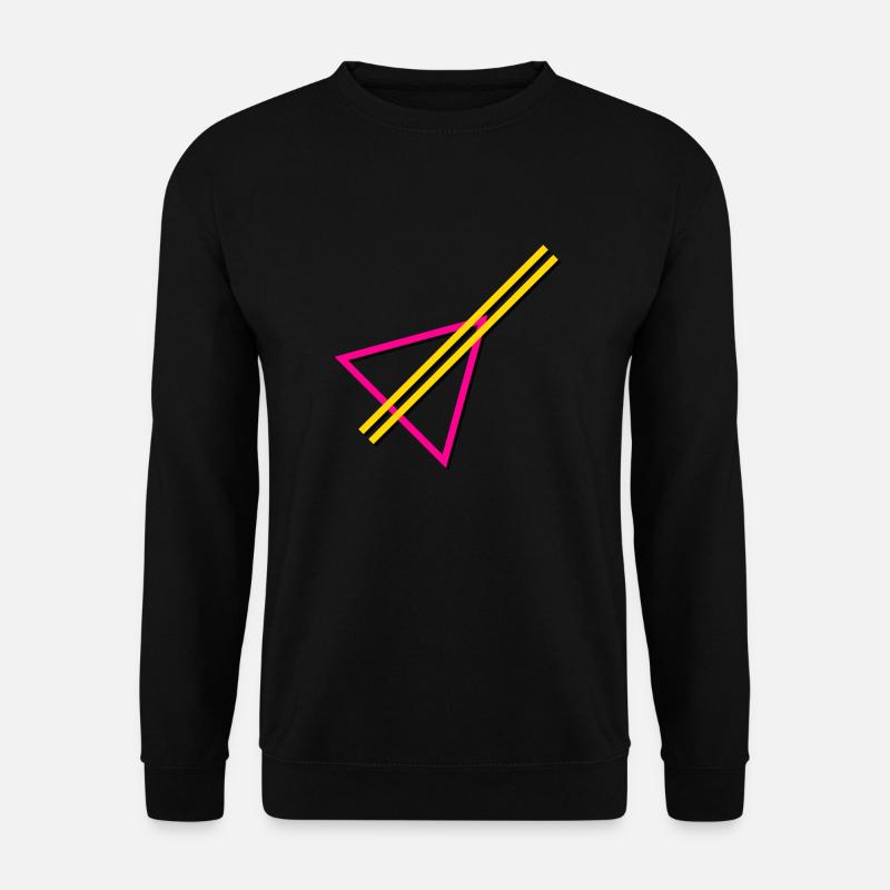 90s Geometry 7 - Unisex Sweatshirt - black