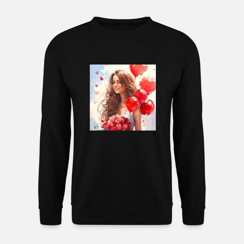Woman in Love - Unisex Pullover - Schwarz