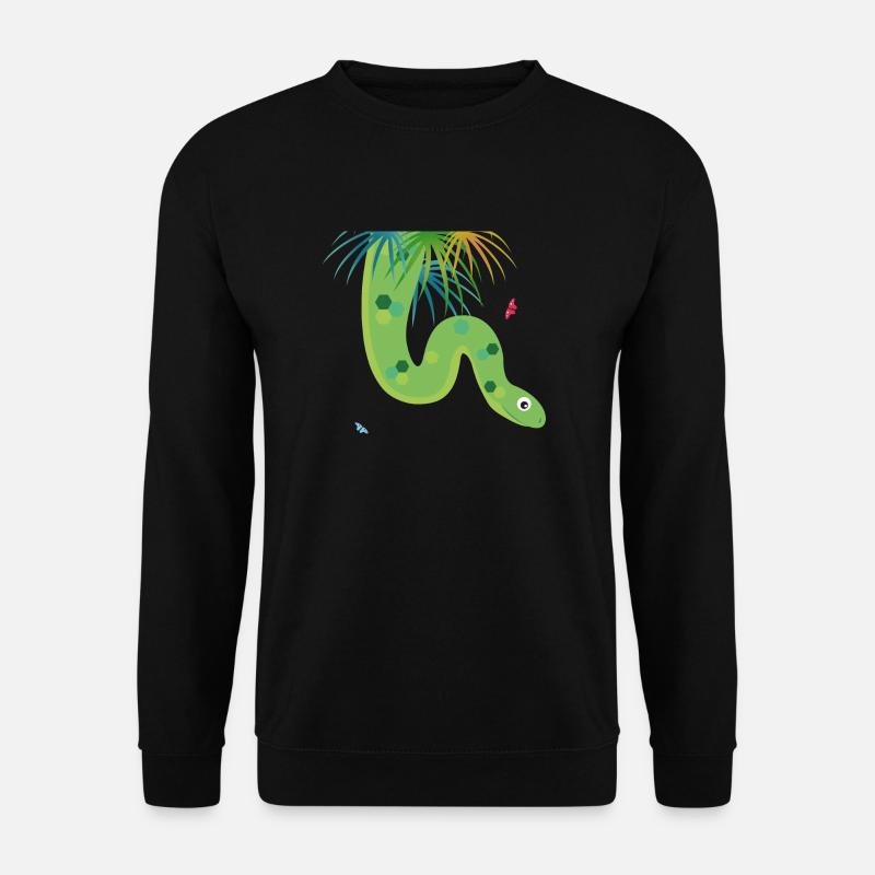 Schlange - Unisex Pullover - Schwarz