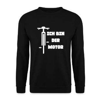 Marathon Triathlon Running joggen Biking Radfahren - Unisex Pullover - Schwarz - Vorne - Alina (178cm) & Michal (187cm)