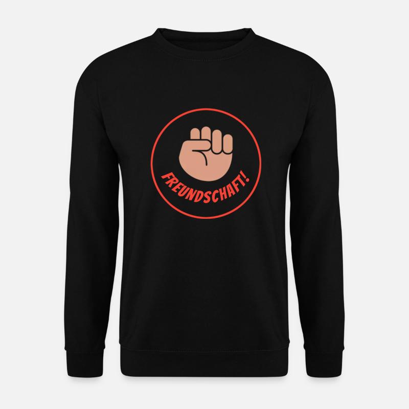 Freundschaft Kreis Neu - Unisex Pullover - Schwarz