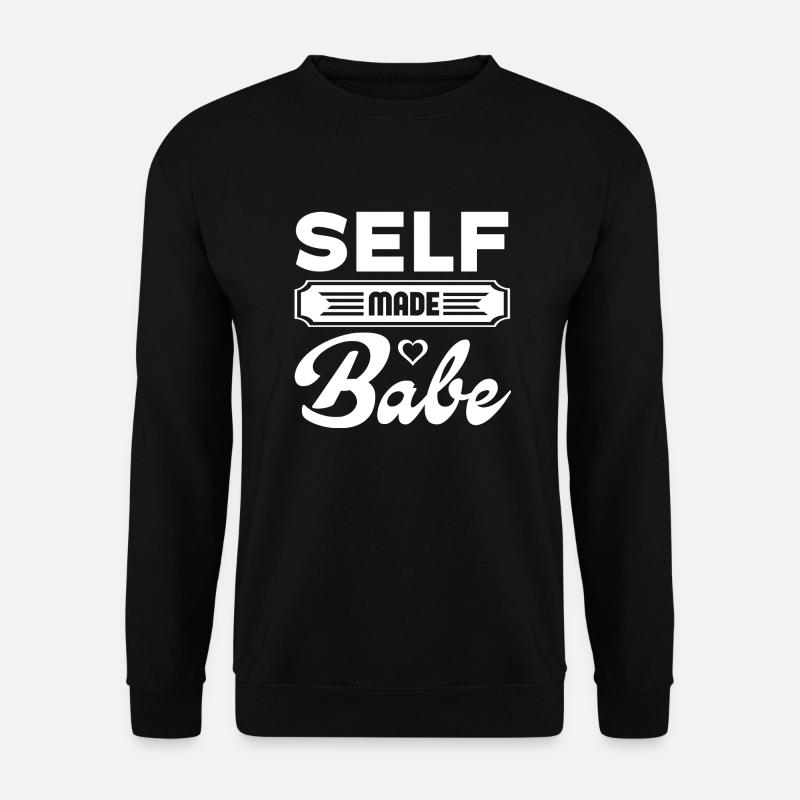 Self Made Babe - Unisex Sweatshirt - black