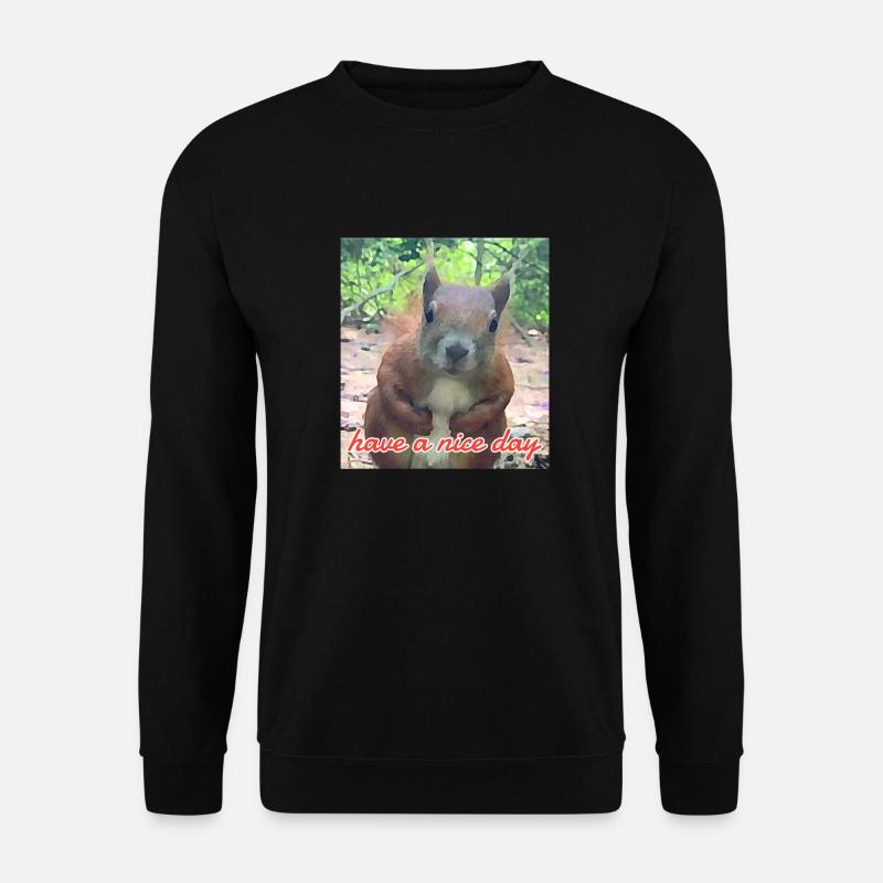Eichhörnchen - Unisex Pullover - Schwarz