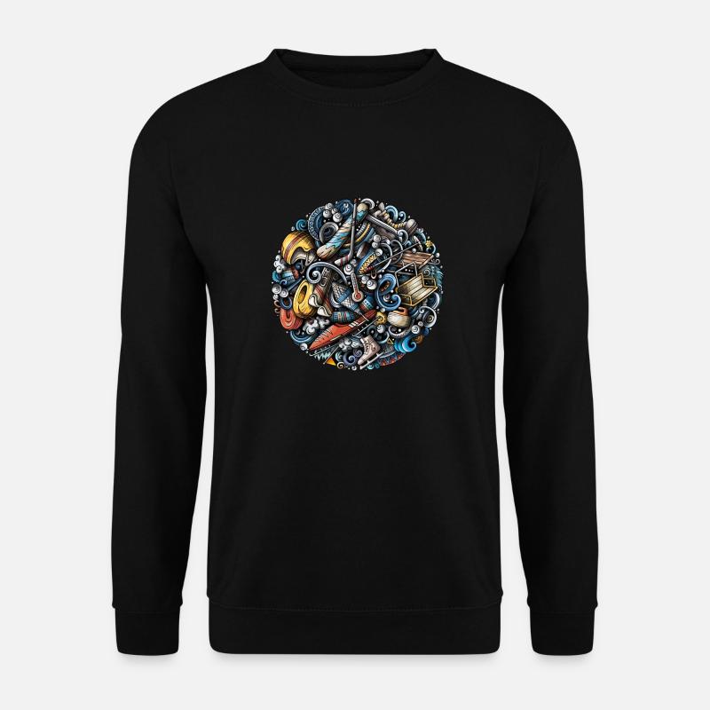Wintersport - Unisex Pullover - Schwarz