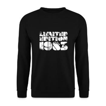 Millésime 1983 - Sweat-shirt Unisexe - noir - Devant - Alina (178cm) & Michal (187cm)