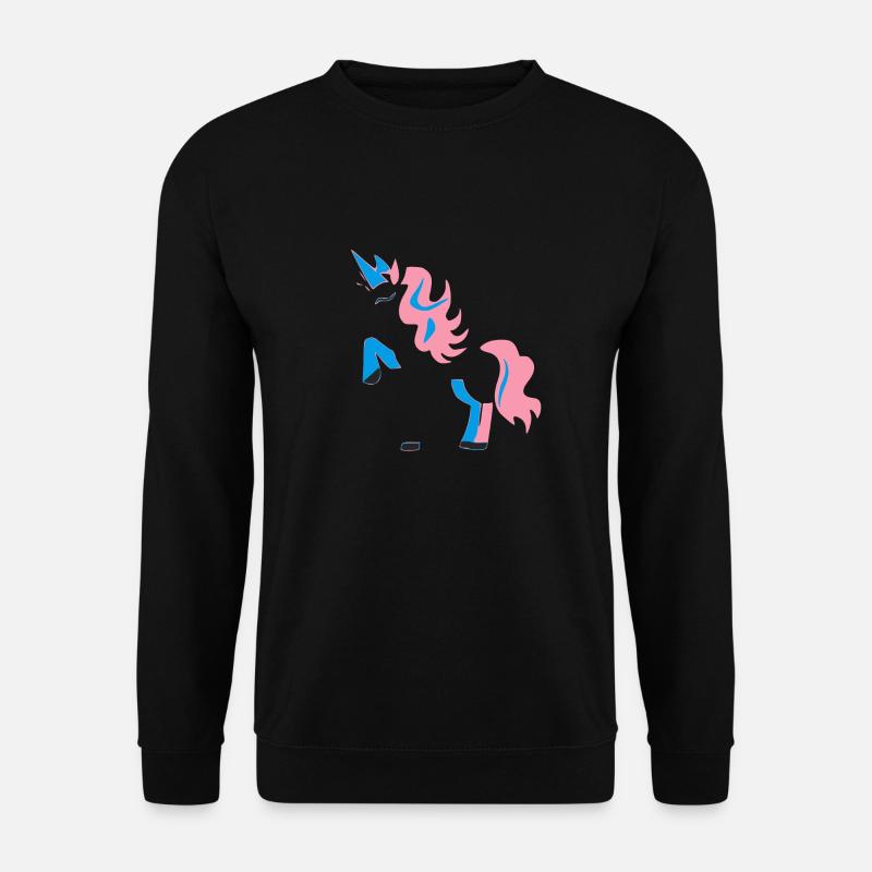 Das Einhorn - Unisex Pullover - Schwarz
