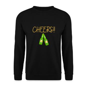 À VOTRE SANTÉ - Sweat-shirt Unisexe - noir - Devant - Alina (178cm) & Michal (187cm)