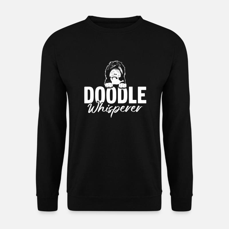 Sheepadoodle Doodle Hund - Unisex Pullover - Schwarz