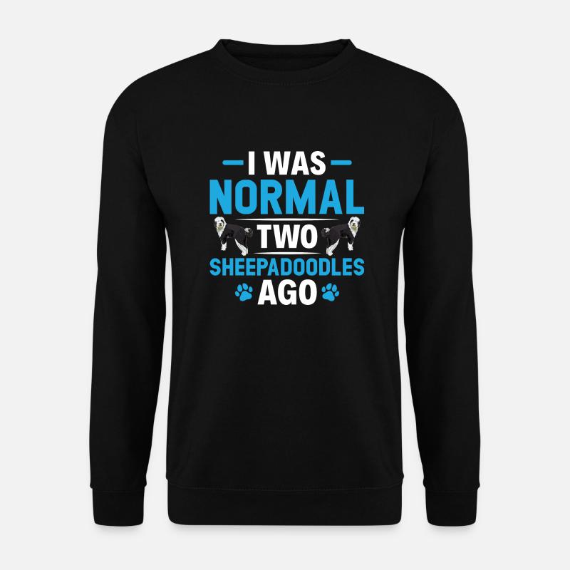 Sheepadoodle Doodle Dog - Sweat-shirt Unisexe - noir
