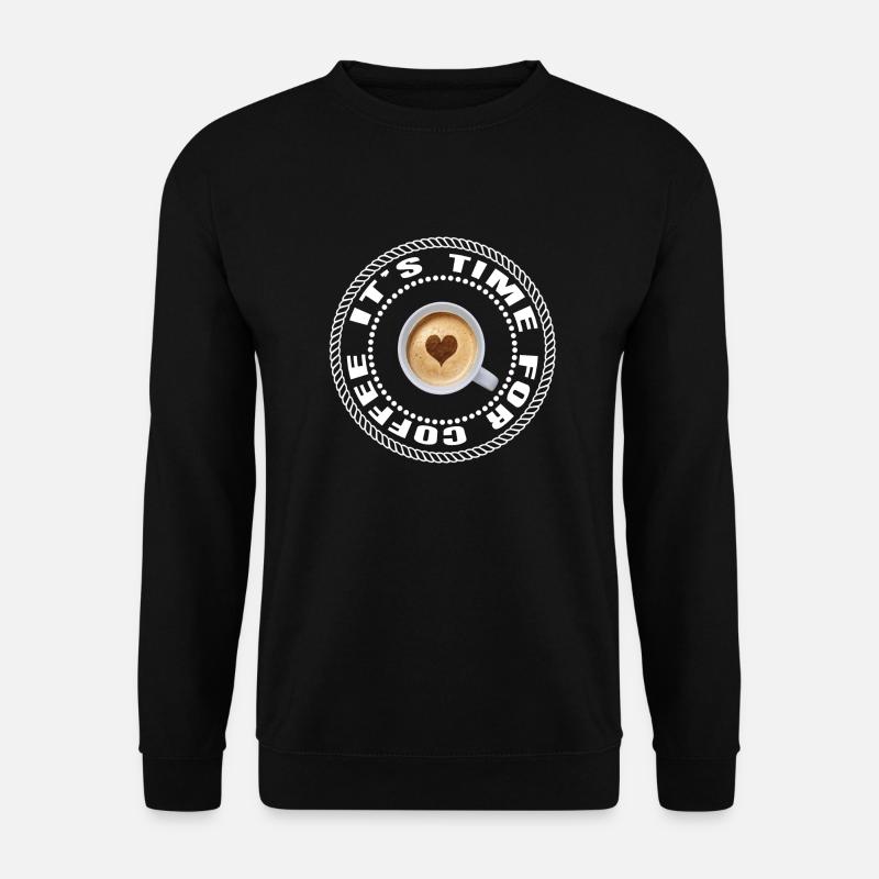 Kaffeezeit - Unisex Pullover - Schwarz