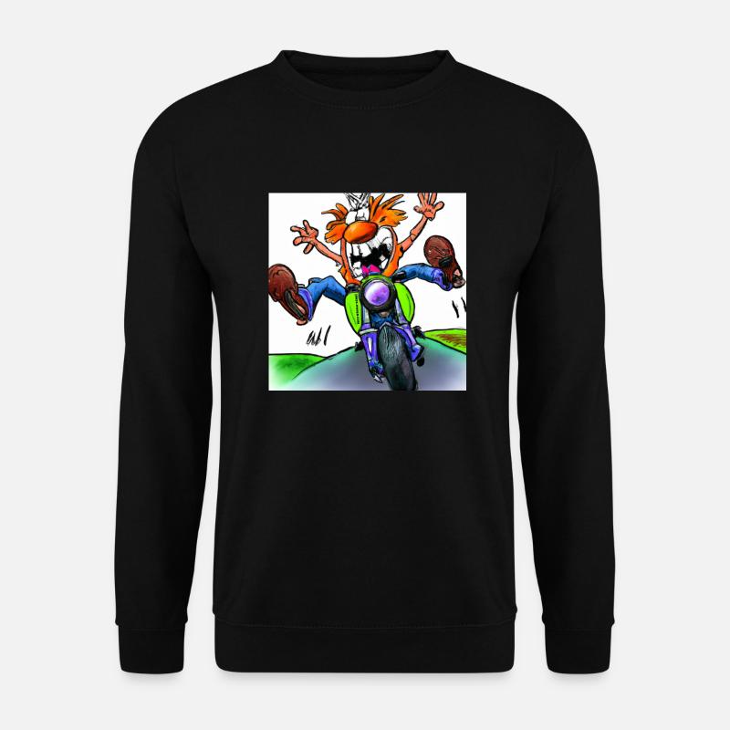 BIKER - YEEAAAA! - Unisex Pullover - Schwarz