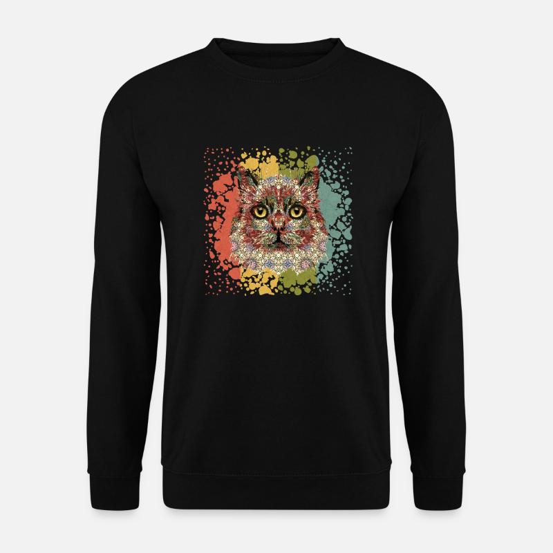 Cat - Unisex Sweatshirt - black