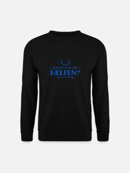 Brauchst du Unterstützung? - Unisex Pullover - Schwarz